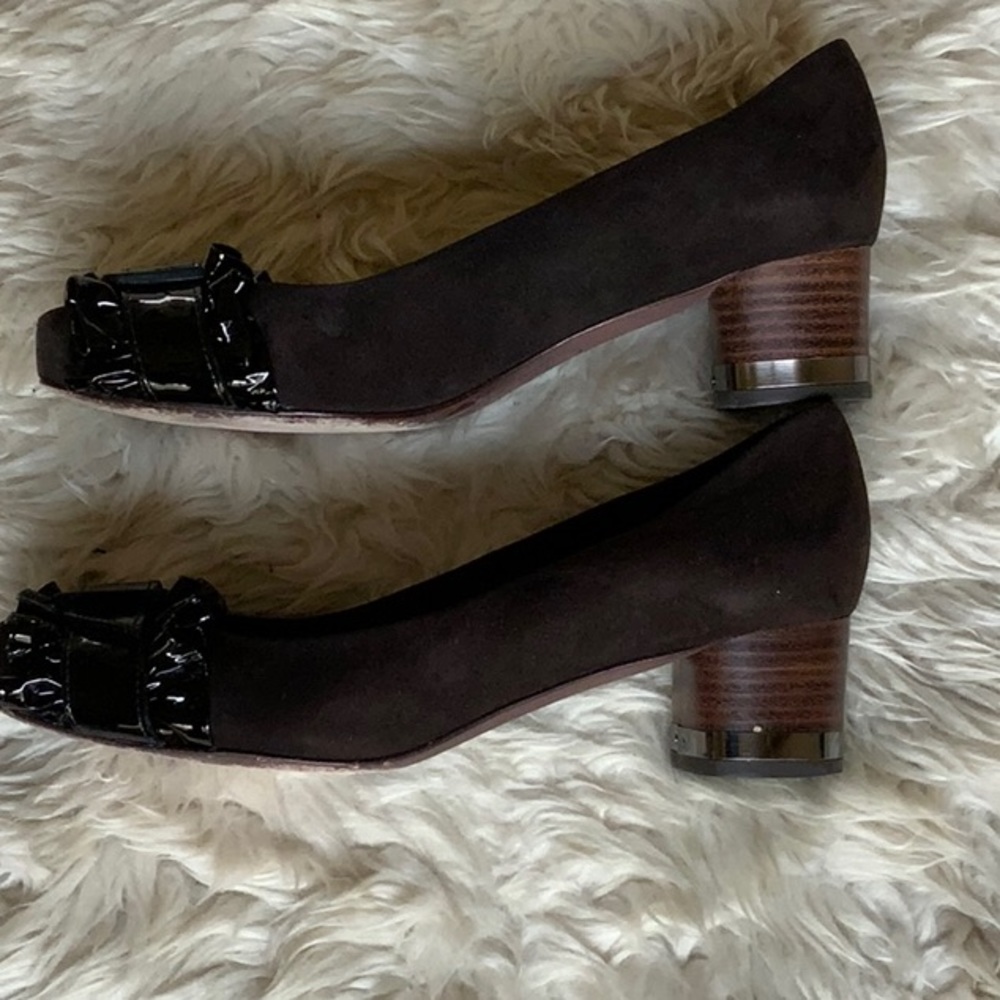BCBG Suede/Leather Pumps